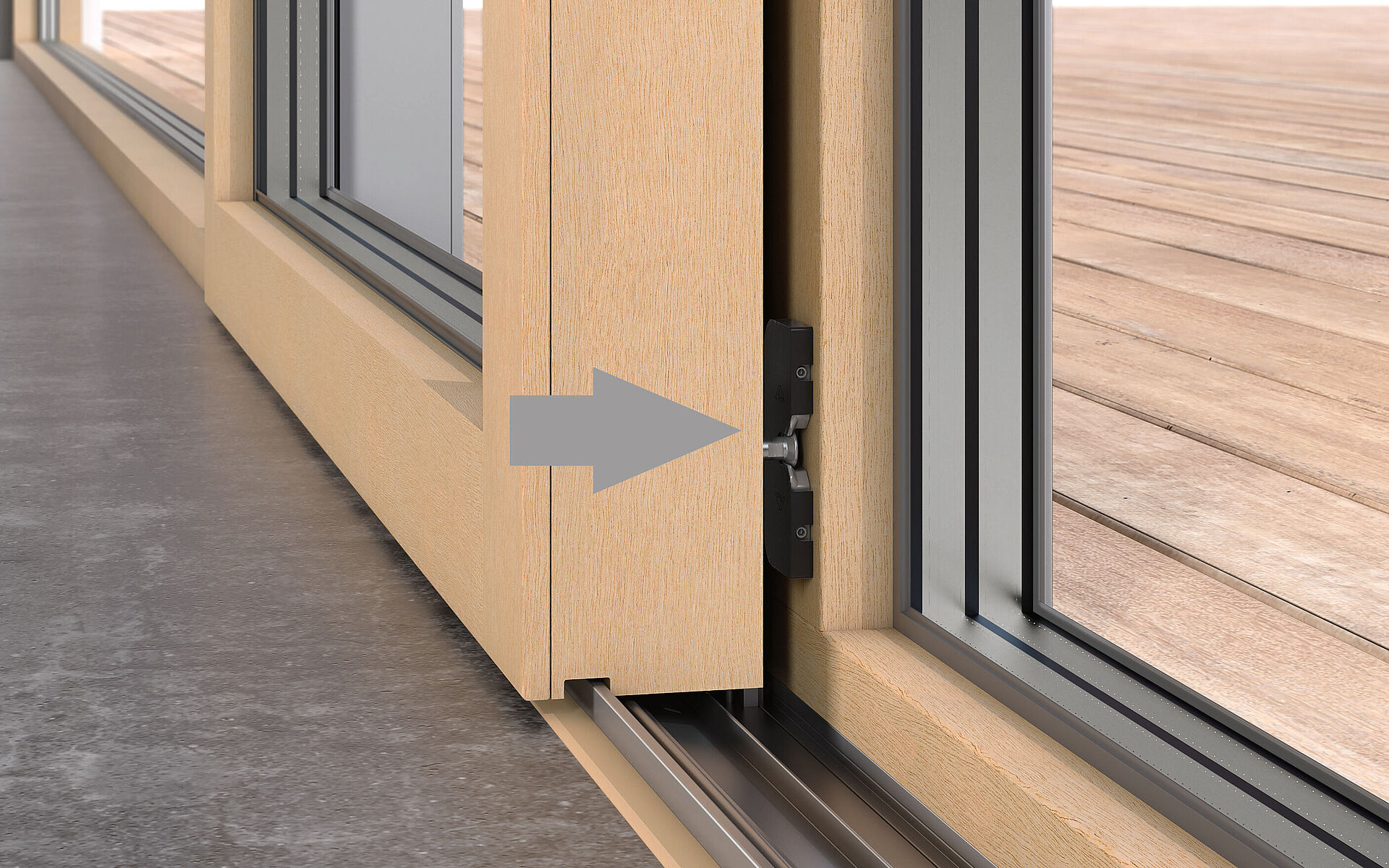 Sistema di finestre e porte scorrevoli Leitz Patio Inowa