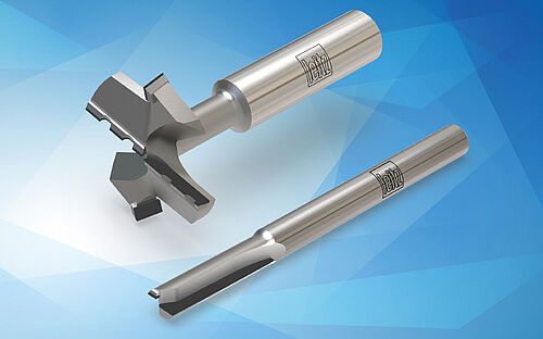 Leitz Diamaster shank and grooving router for FixChip® connectors