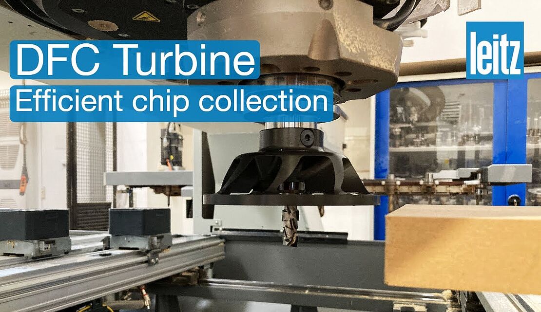 DFC Turbine - The specialist for efficient chip collection on CNC nesting machines